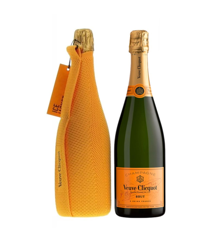 Cava Garnelis Corfu picture of Champagne Veuve Clicquot Ice Jacket 750ml