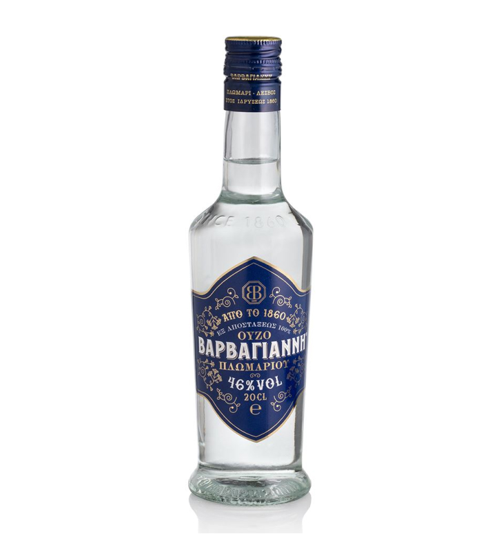 Cava Garnelis Corfu picture of Ouzo Barbayanni Blue 200ml