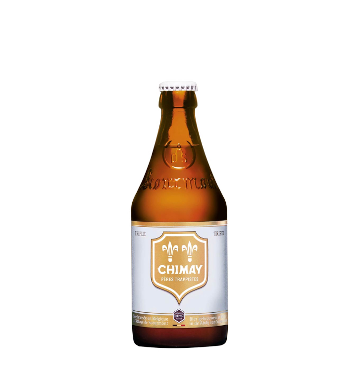Cava Garnelis Corfu picture of chimay white 330ml
